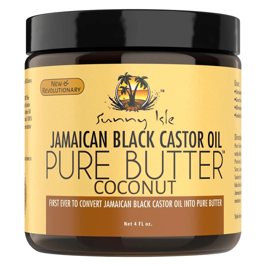 Sunny Isle Jamican Black Castor Oil Pure Butter Coconut 4 oz