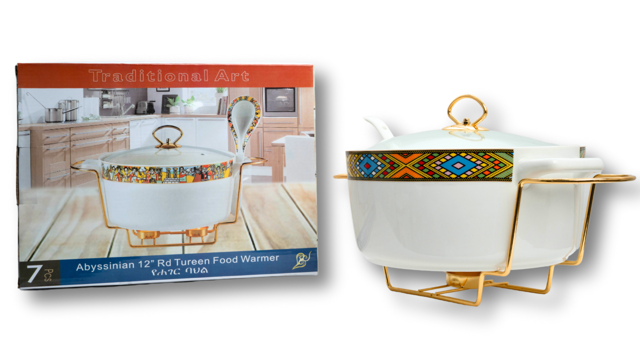 Eritrean / Ethiopian food warmer & Spoon