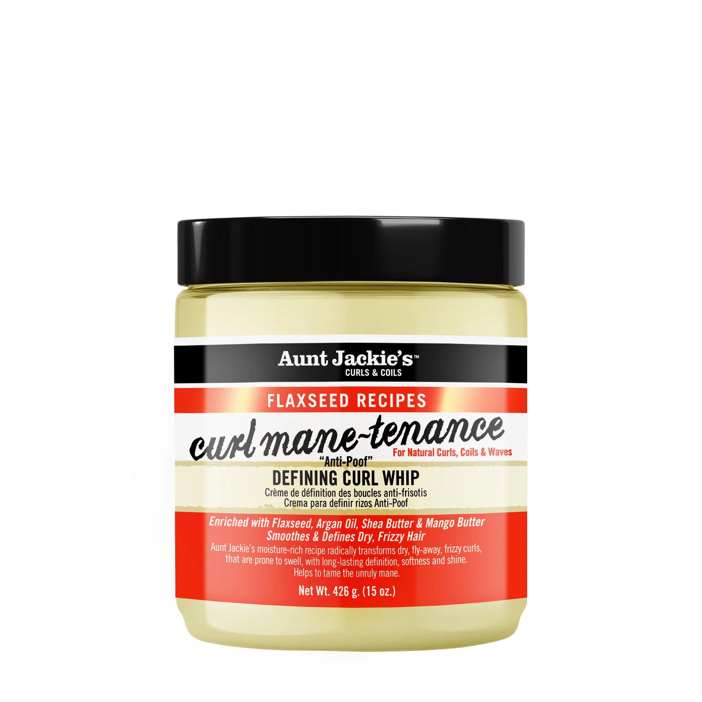 Aunt Jackie Curl Mane-Tenance Anti-Poof Defining Curl Whip 15oz