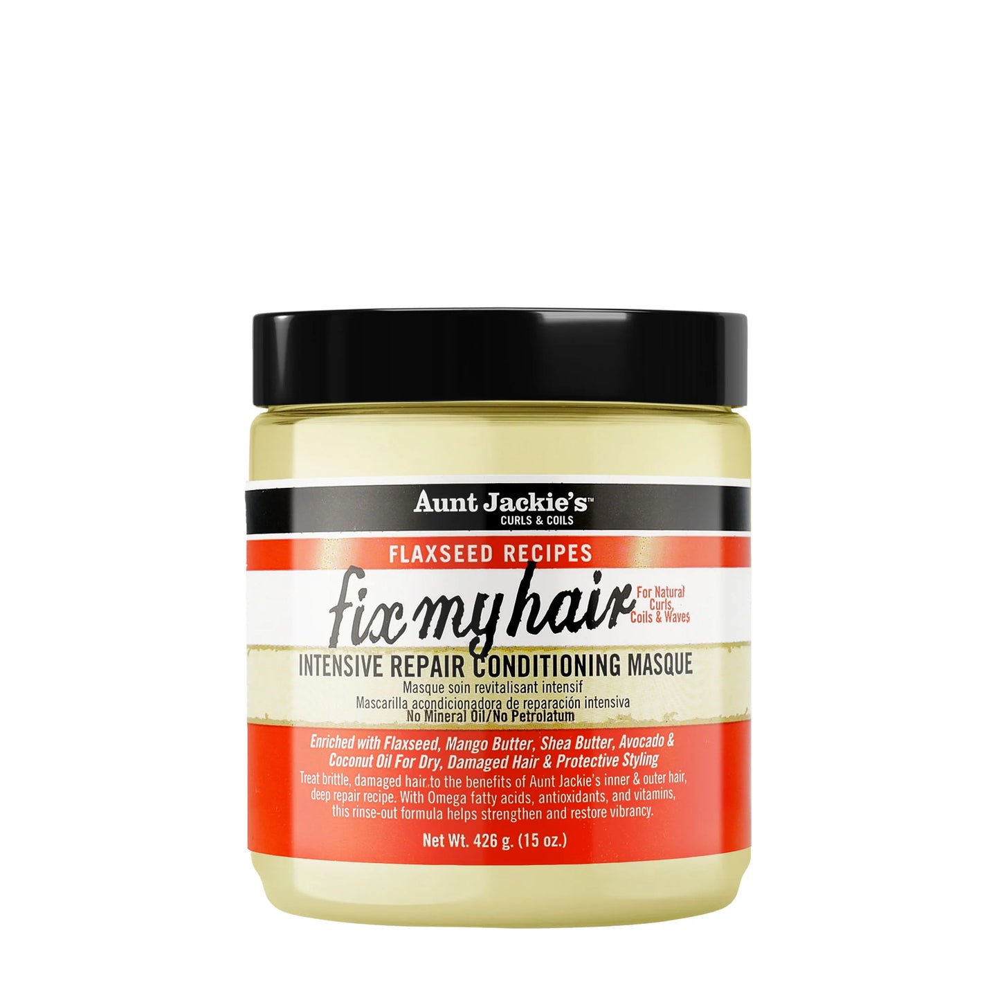 Aunt Jackie Fix My Hair Intensive Repair Conditioning Masque 15oz