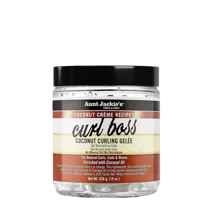 Aunt Jackie Curl Boss Coconut Curling Gelée 15oz