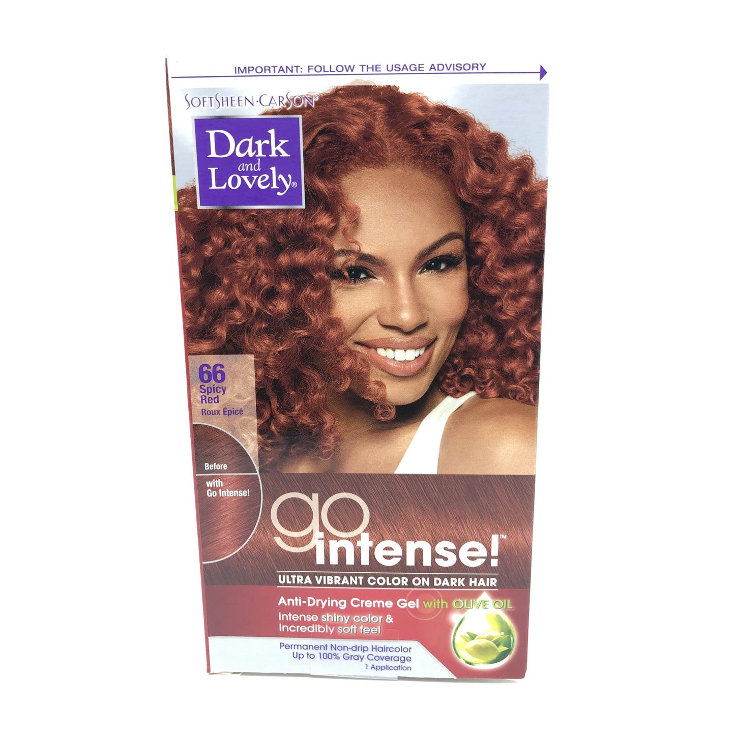 Dark And Lovley Color Intense Spicy Red Kit