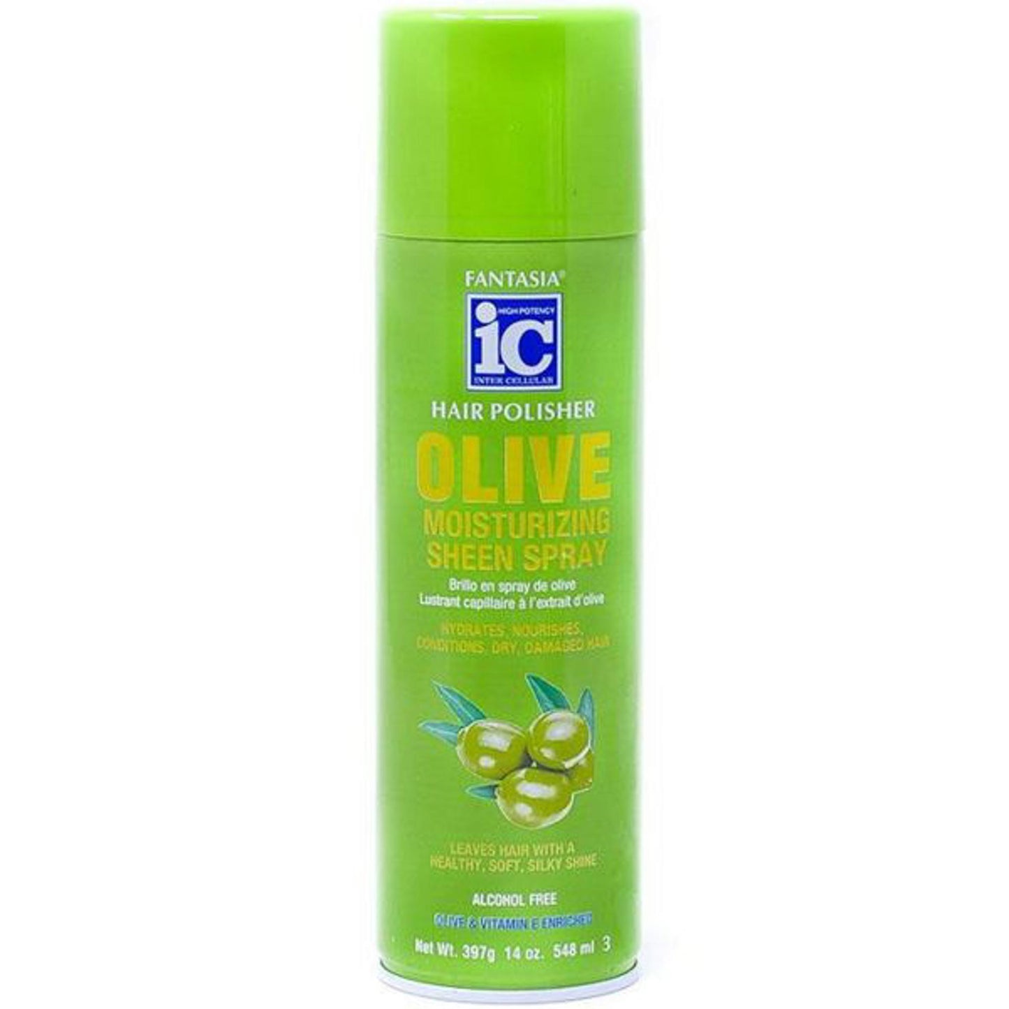 Fantasia IC - Hair Polisher Olive Sheen Spray 14oz