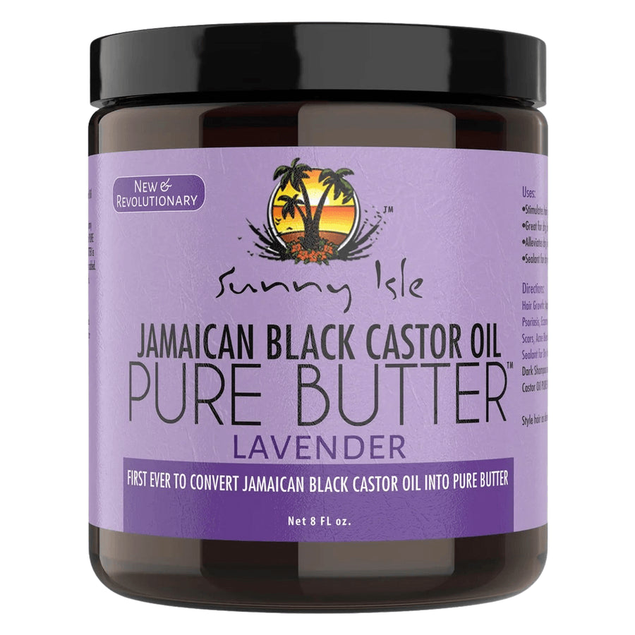Sunny Isle Lavender Pure Butter Jamican Black Castor Oil 4 oz