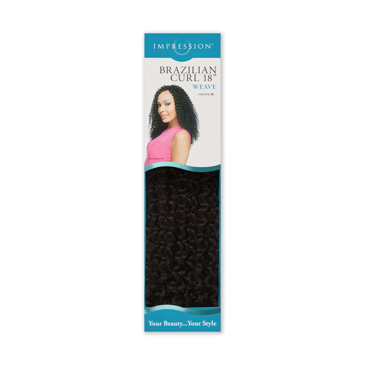 Impression Wave - Brazilian Curl 18" Färg 1B