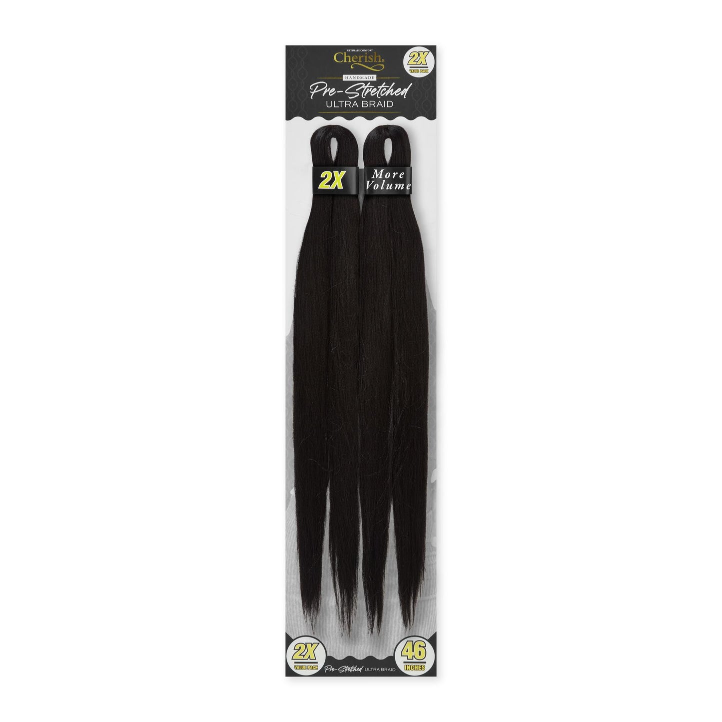 Cherish 2X Pre Stretched Ultra Braid 46" Color 1