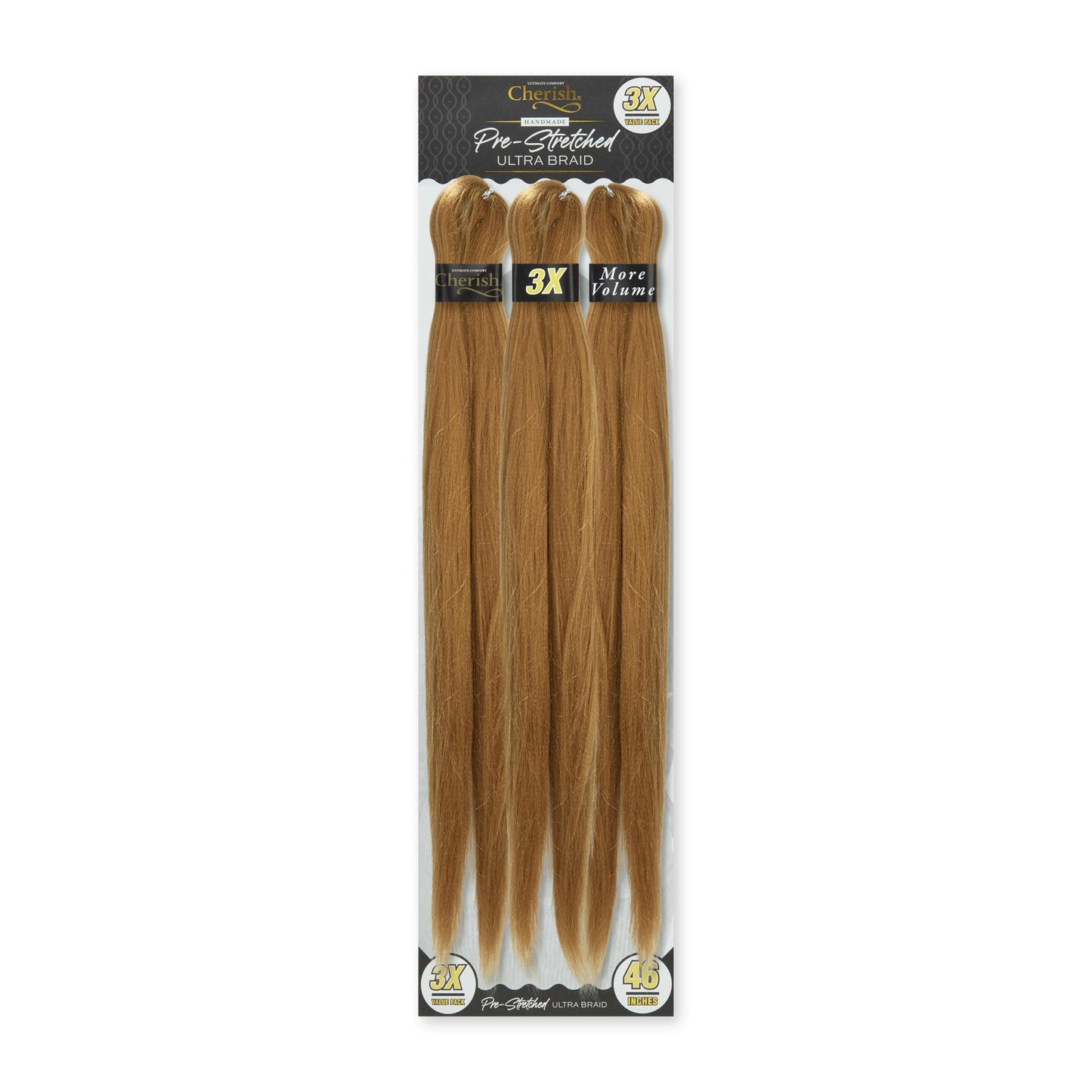 Cherish 3X Pre Stretched Ultra Braid 46" Color 27