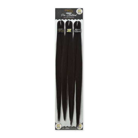 Cherish 3X Pre Stretched Ultra Braids 56" Färg 1
