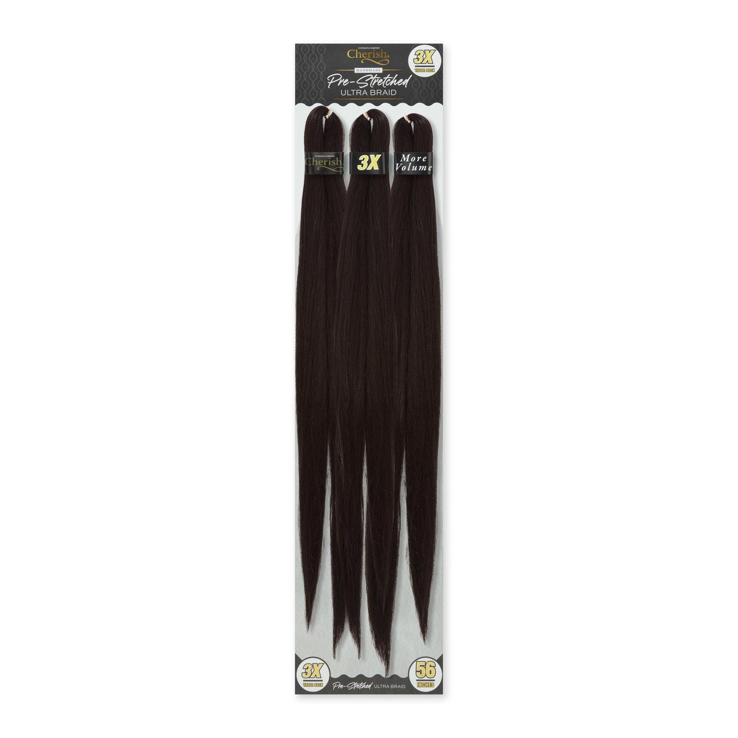 Cherish 3X Pre Stretched Ultra Braids 56" Color 2