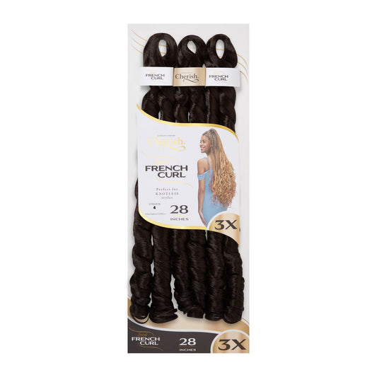 Cherish Bulk . Spiral French Curl 28" Color 4