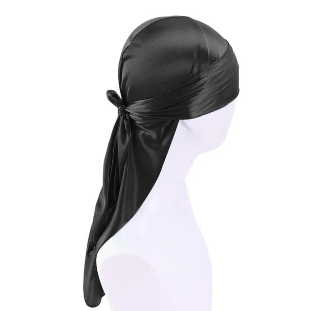 Magic Silky Satin DU-RAG (Black)