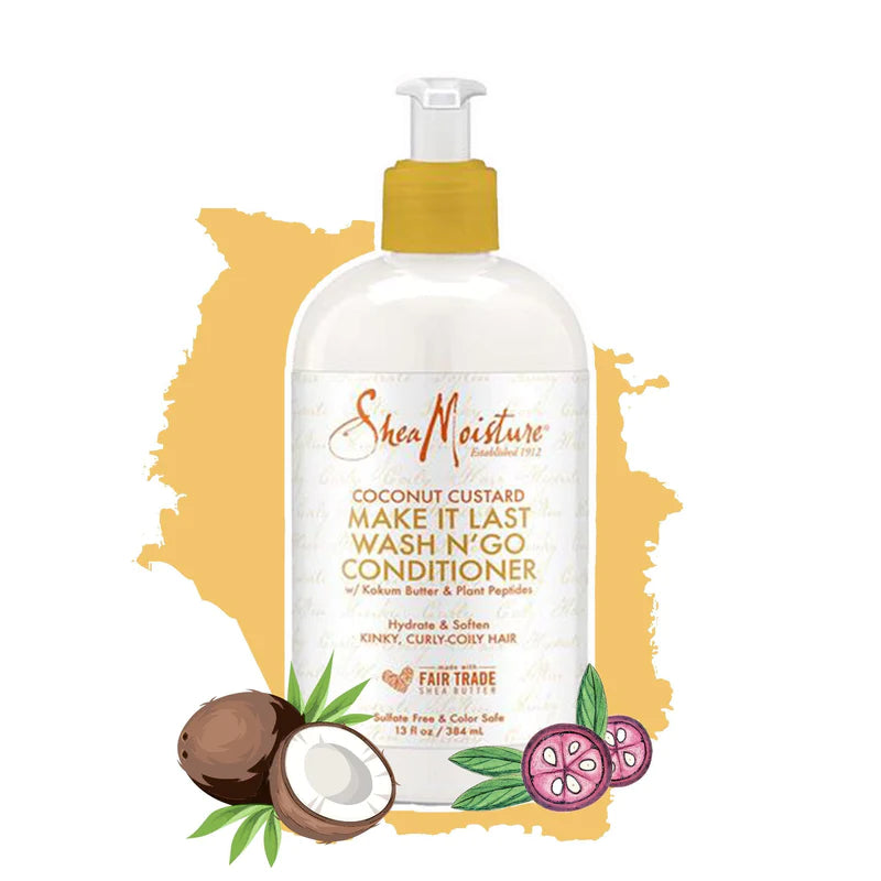 Shea Moisture Coconut Custard Make It Last Wash N` Go Conditioner