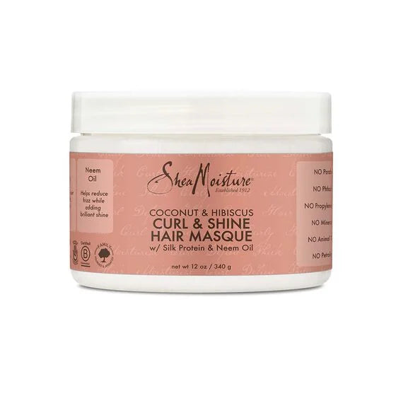 Shea Moisture Coconut & Hibiscus Curl Shine Masque 12oz