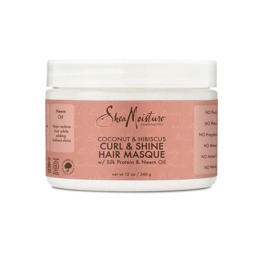 Shea Moisture Coconut & Hibiscus Curl Shine Masque 12oz