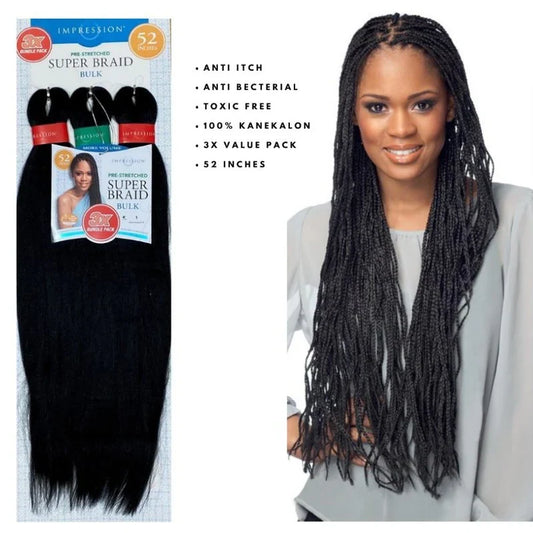 Impression 3X Super Braid 52" – 3-Pack Deal (Mixa färger fritt!) LÄS BESKRIVNINGEN