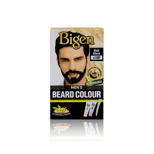 Bigen Mens Beard Real Black