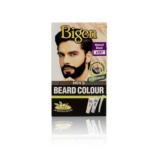 Bigen Mens Beard Natural Black