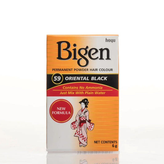 Bigen 59 Permanent Powder Hair Color Oriental Black