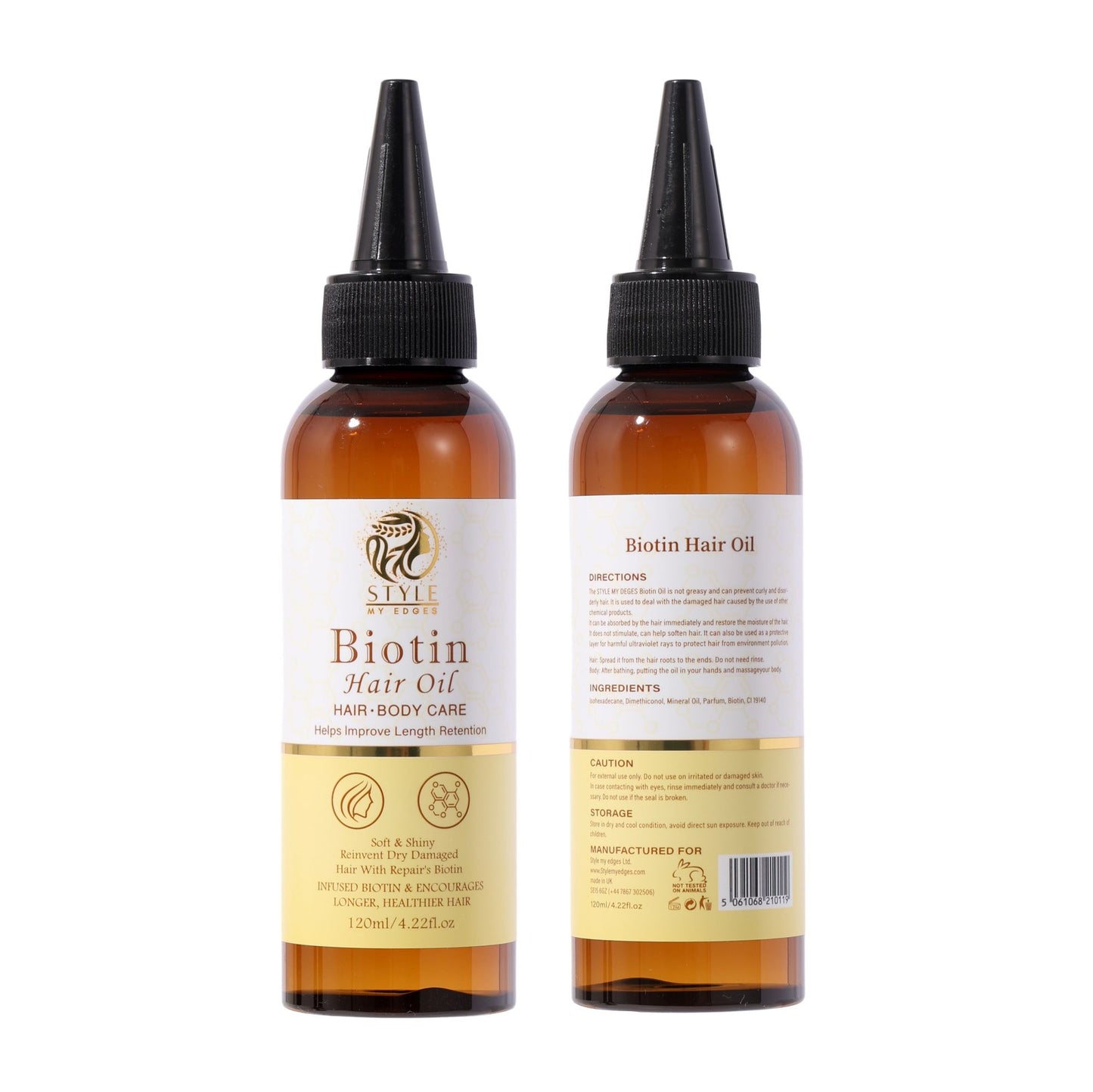 Style My Edges - Biotin Hair Oil 120ml