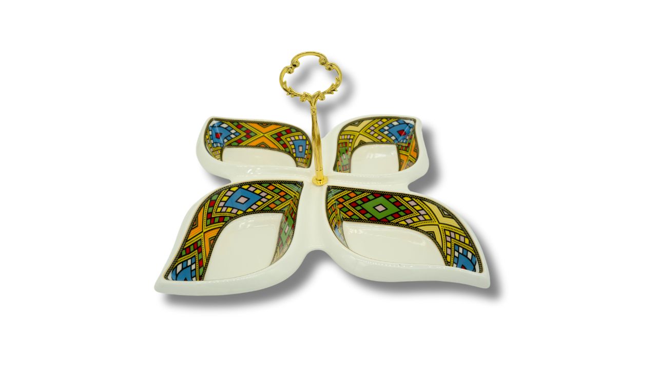 Blad formad Godis/snacks Bricka