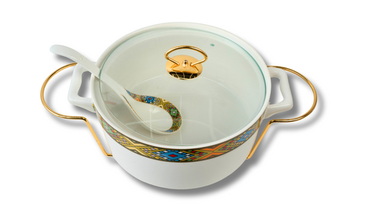 Eritrean / Ethiopian food warmer & Spoon