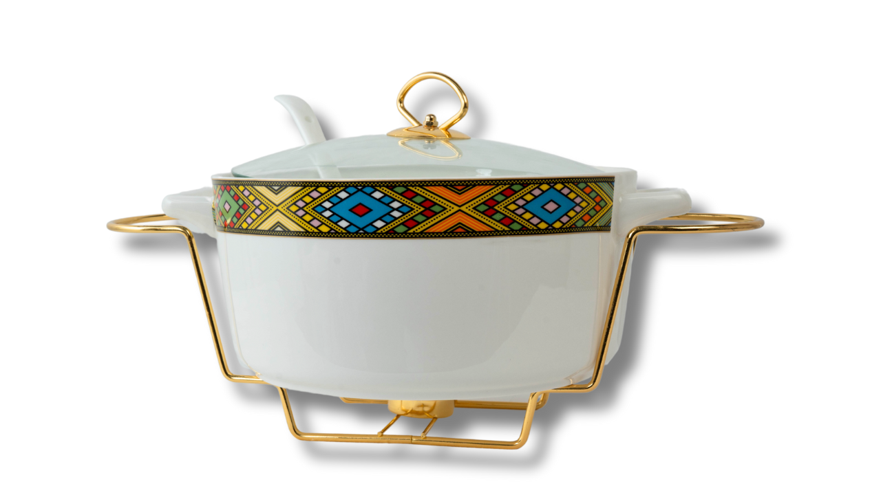 Eritrean / Ethiopian food warmer & Spoon