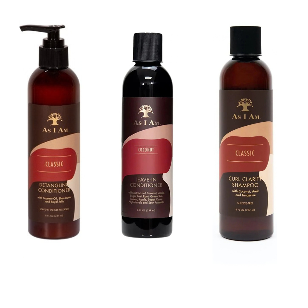 As I Am Classic – Ultimate Curl Clarity & Hydration Trio (Komplett Rutin)