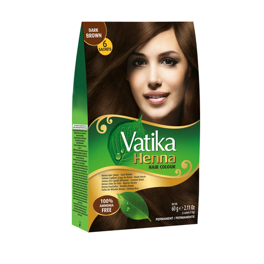 Vatika Henna Hårfärg Mörkbrun