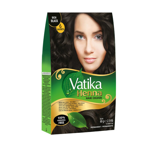 Vatika Henna Färg Natursvart