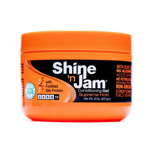Ampro Shine-n-Jam Supreme Hold Moisturizer Gel 4oz