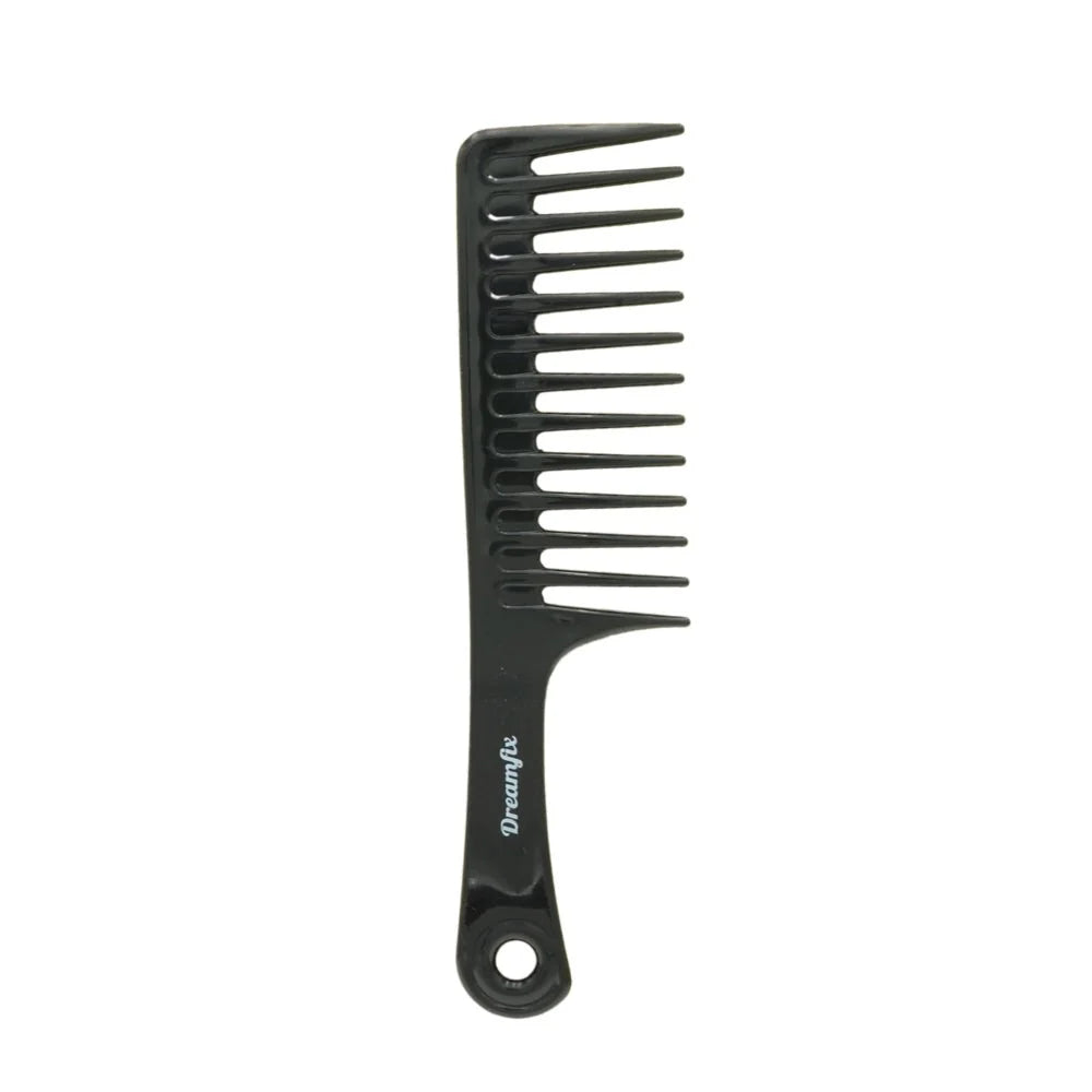 Dreamfix Bredtandad Kam / Detangling Comb – Svart (24,5 cm)