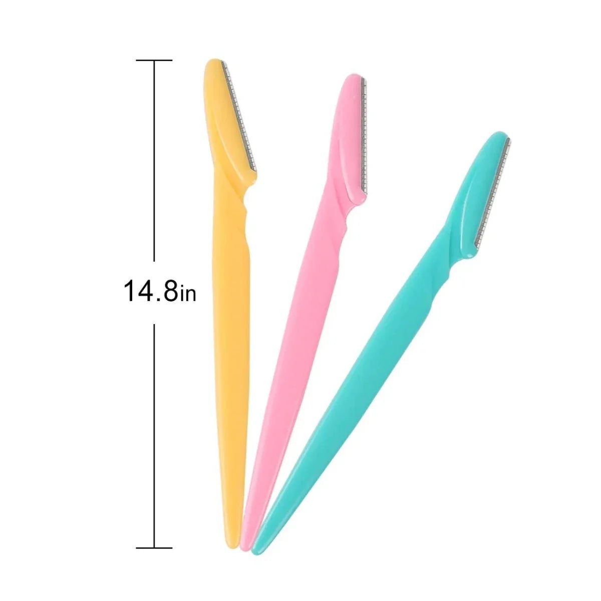 Dreamfix Eyebrow Razor Pack Pink/Blue/Yellow (3 pcs)